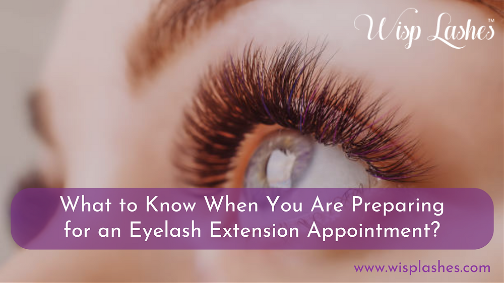 What to Know When You Are Preparing for an Eyelash Extension Appointment?