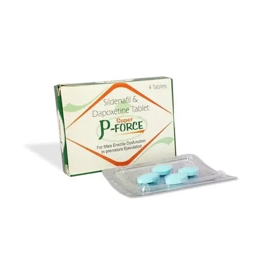Super p force (Generic Sildenafil and Dapoxetine Tablets)