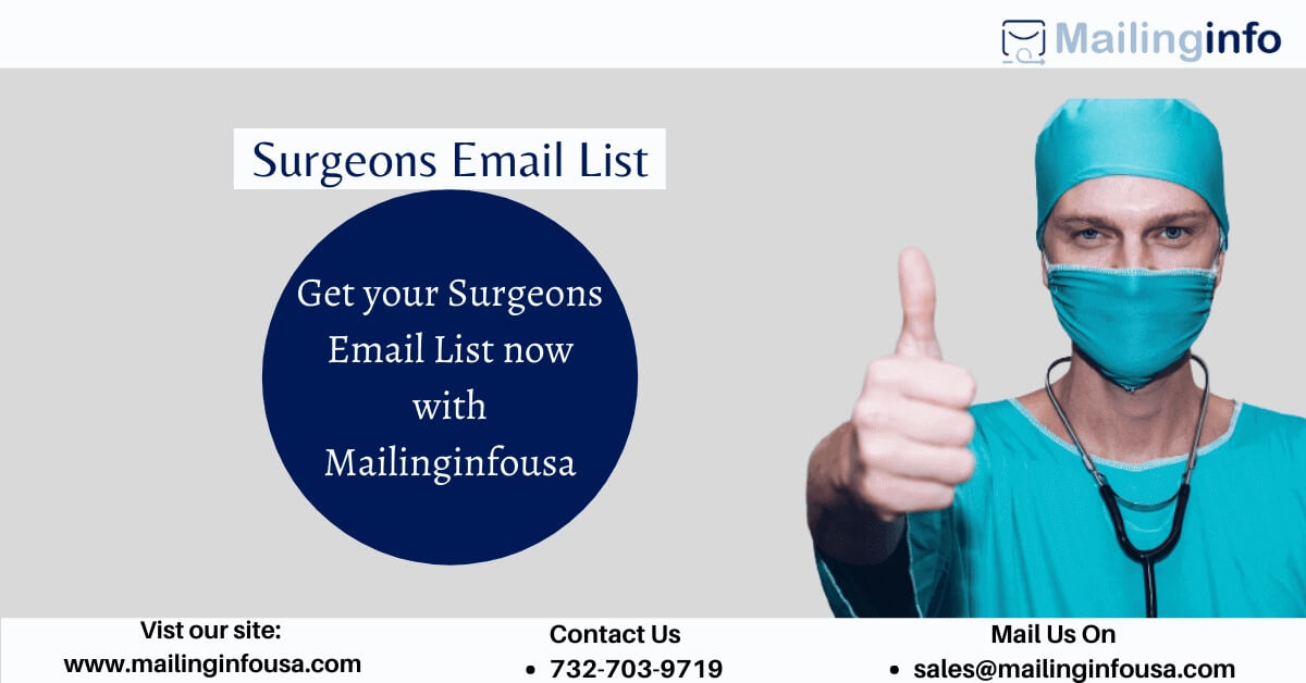 Surgeon Email List | Surgeons Mailing List | MailingInfoUSA