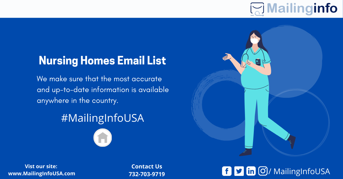 Nursing Homes Email List | Buy Verified Nursing Home Mailing List